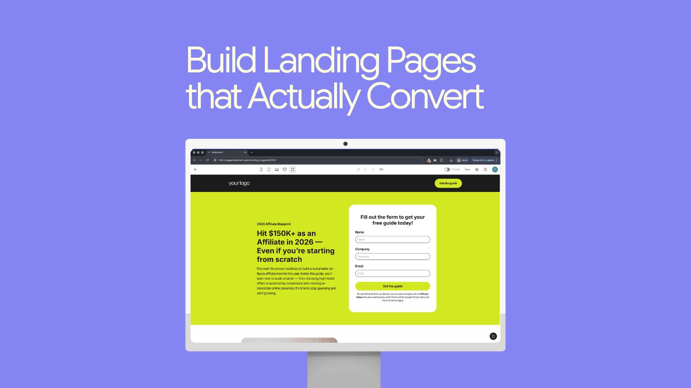 Build Landing Pages that Actually Convert