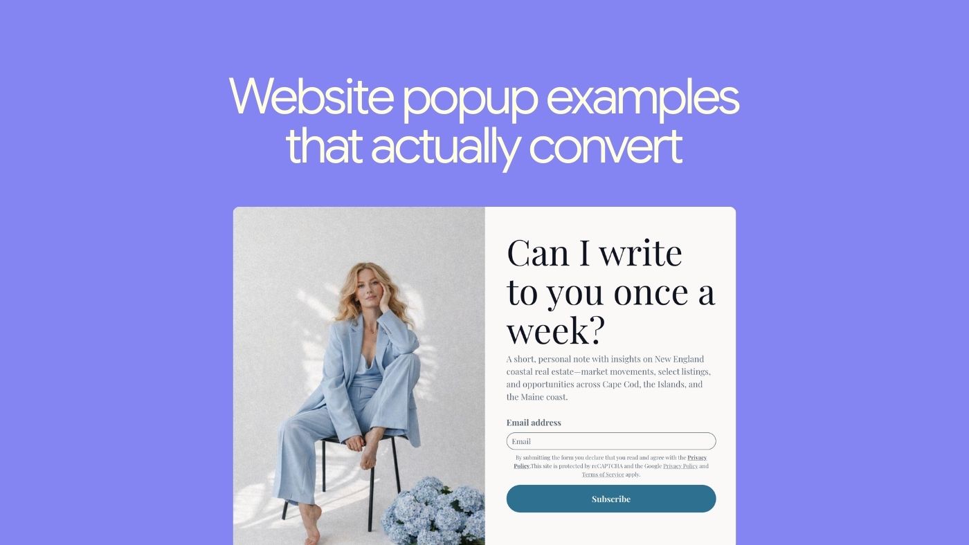 9 website popup examples that actually convert (without annoying everyone)