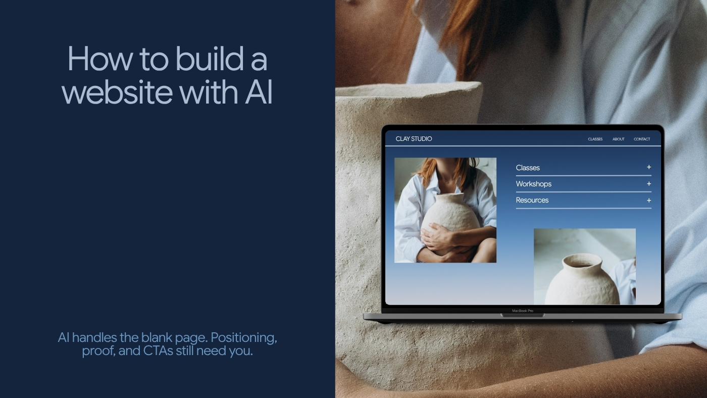 How to Build a Business Website With AI