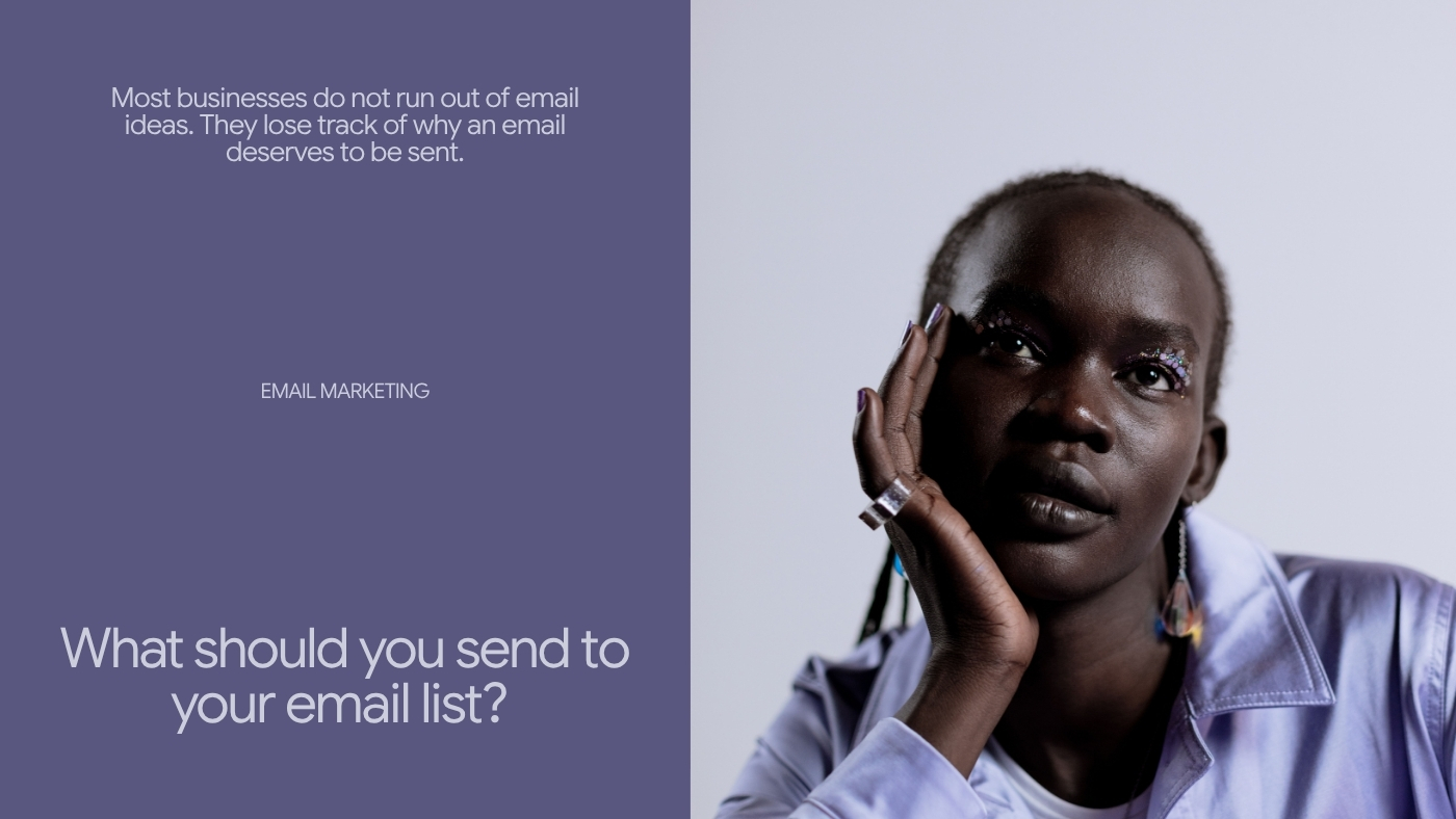 What Should You Send to Your Email List? Start With This Simple Rule
